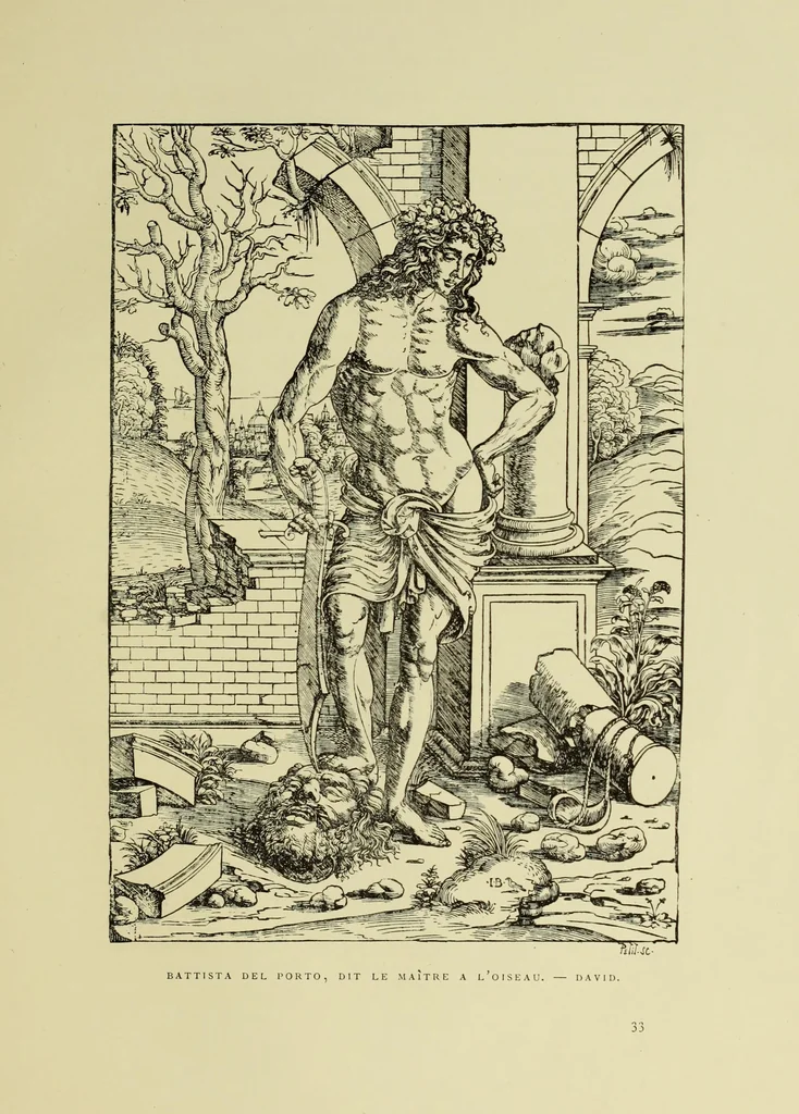An illustration from La gravure en Italie avant Marc-Antoine (1452-1505), 1883, leaf 274