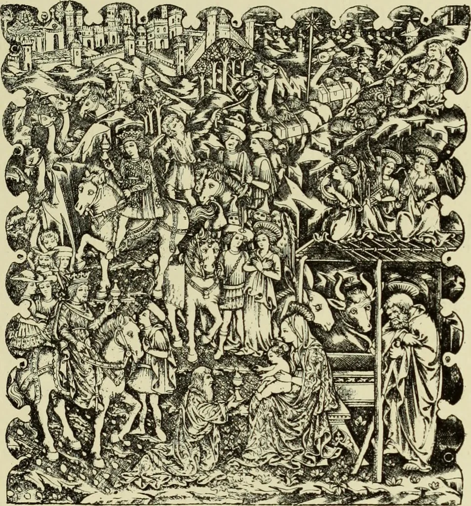 An illustration from La gravure en Italie avant Marc-Antoine (1452-1505), 1883, leaf 30
