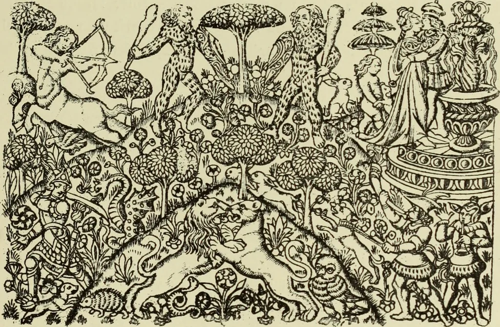 An illustration from La gravure en Italie avant Marc-Antoine (1452-1505), 1883, leaf 62