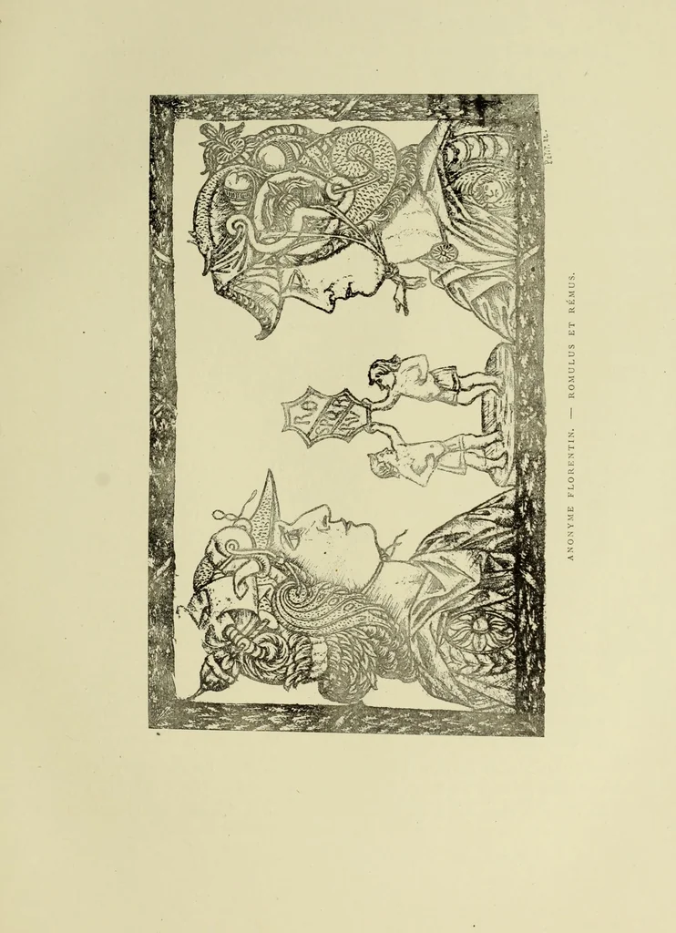 An illustration from La gravure en Italie avant Marc-Antoine (1452-1505), 1883, leaf 64