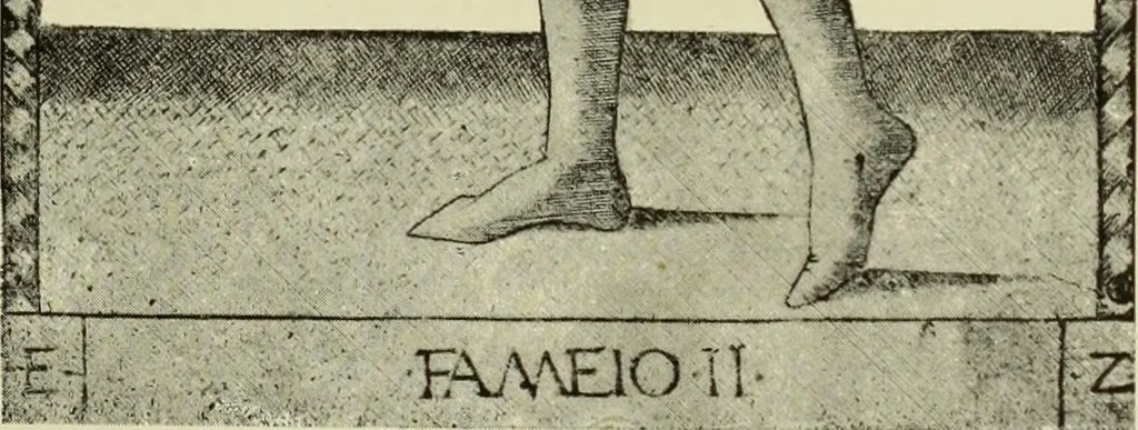 An illustration from La gravure en Italie avant Marc-Antoine (1452-1505), 1883, leaf 74