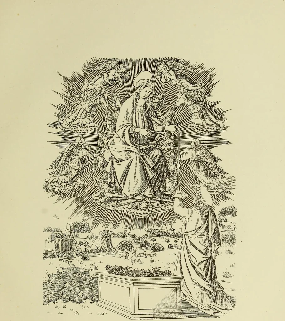 An illustration from La gravure en Italie avant Marc-Antoine (1452-1505), 1883, leaf 78