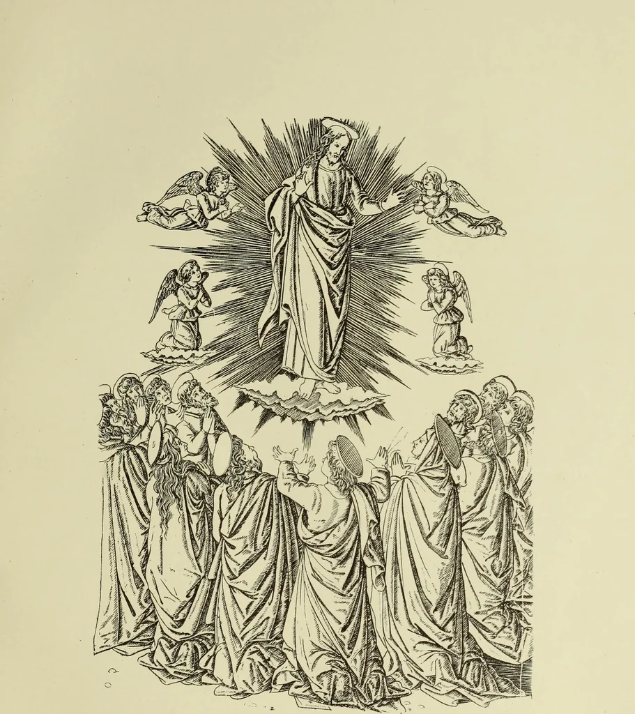 An illustration from La gravure en Italie avant Marc-Antoine (1452-1505), 1883, leaf 84