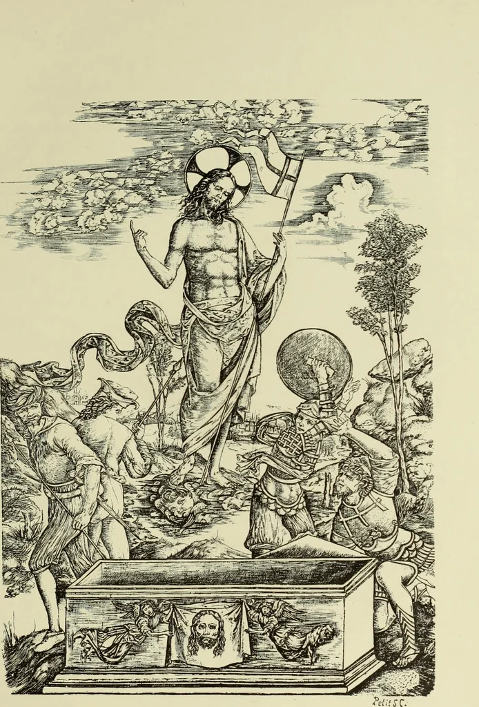 An illustration from La gravure en Italie avant Marc-Antoine (1452-1505), 1883, leaf 88