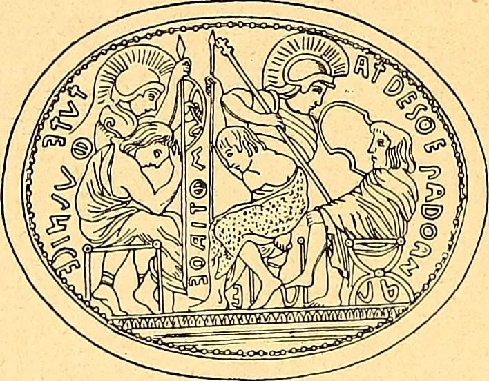 An illustration from La gravure en pierres fines : camées et intailles, 1894, leaf 113