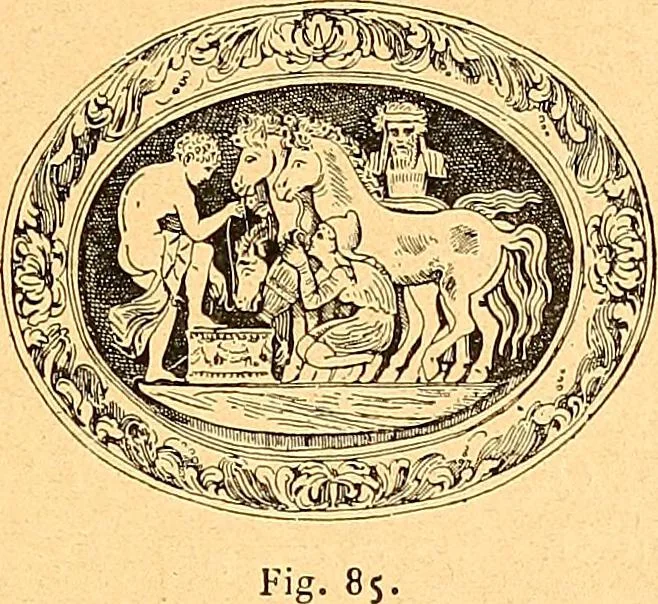 An illustration from La gravure en pierres fines : camées et intailles, 1894, leaf 120