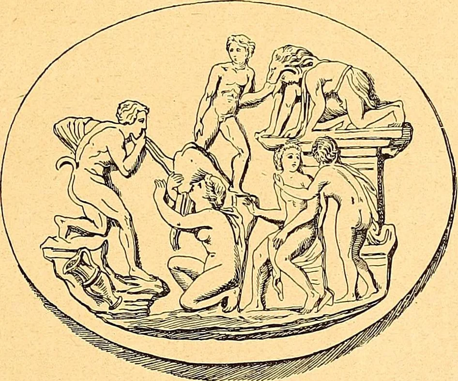 An illustration from La gravure en pierres fines : camées et intailles, 1894, leaf 120