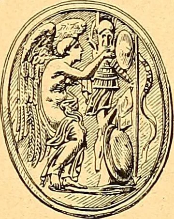 An illustration from La gravure en pierres fines : camées et intailles, 1894, leaf 128