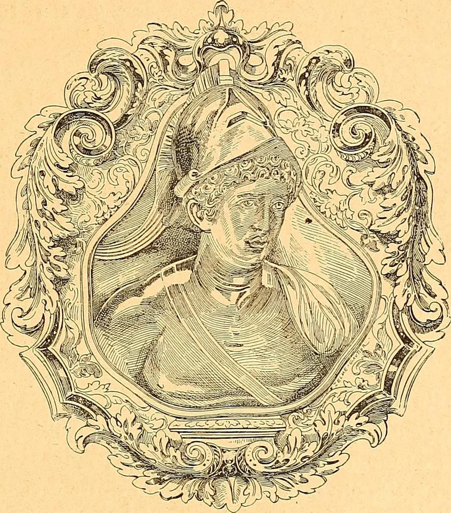 An illustration from La gravure en pierres fines : camées et intailles, 1894, leaf 132