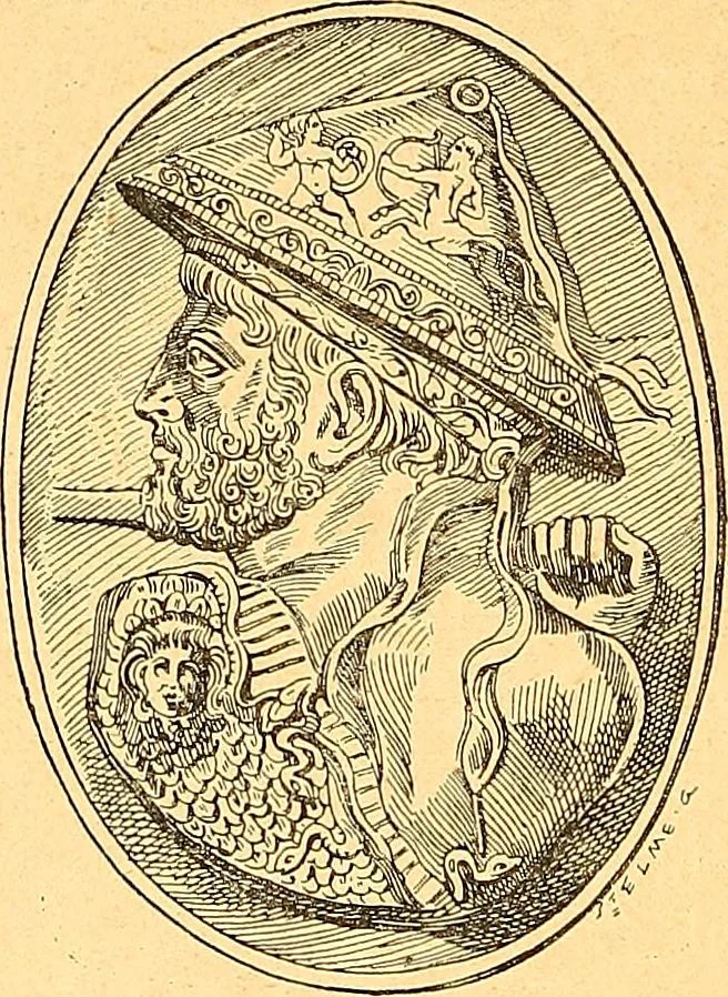 An illustration from La gravure en pierres fines : camées et intailles, 1894, leaf 137