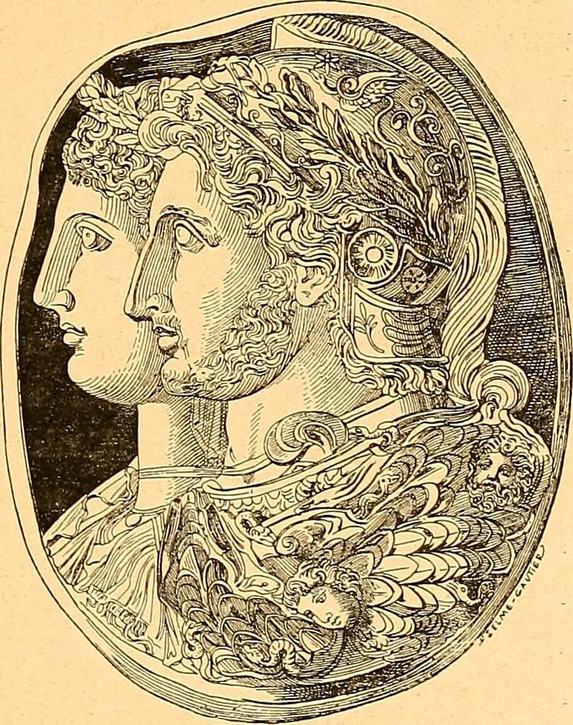 An illustration from La gravure en pierres fines : camées et intailles, 1894, leaf 138