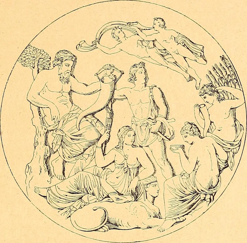 An illustration from La gravure en pierres fines : camées et intailles, 1894, leaf 144