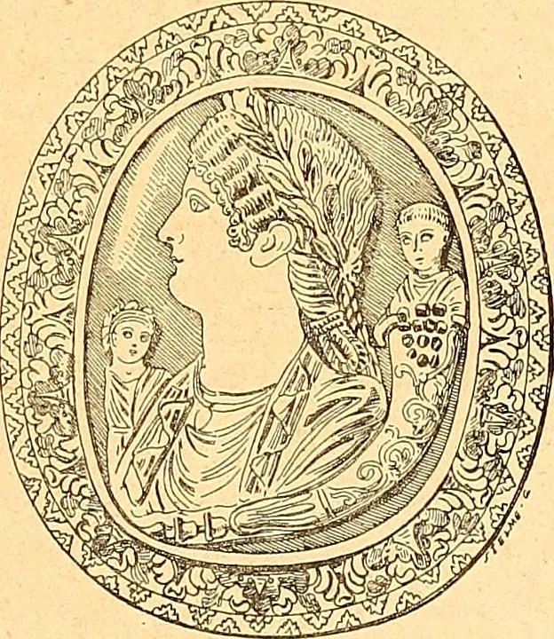 An illustration from La gravure en pierres fines : camées et intailles, 1894, leaf 152