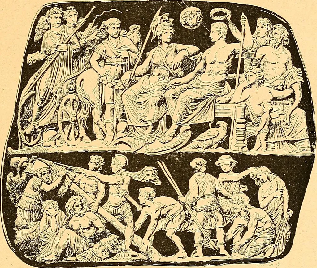 An illustration from La gravure en pierres fines : camées et intailles, 1894, leaf 158