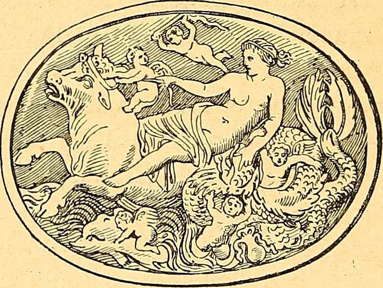An illustration from La gravure en pierres fines : camées et intailles, 1894, leaf 165