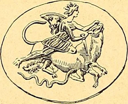 An illustration from La gravure en pierres fines : camées et intailles, 1894, leaf 177