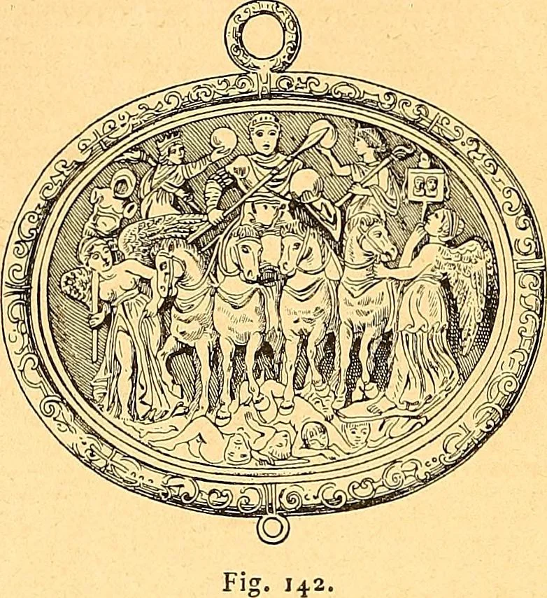 An illustration from La gravure en pierres fines : camées et intailles, 1894, leaf 189