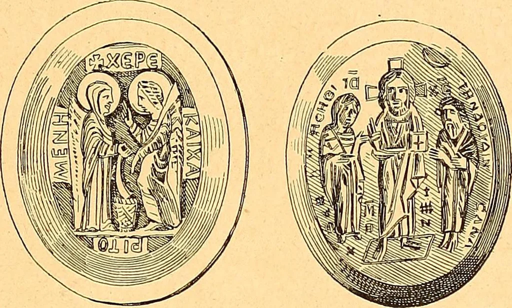 An illustration from La gravure en pierres fines : camées et intailles, 1894, leaf 194