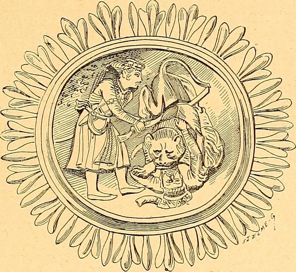 An illustration from La gravure en pierres fines : camées et intailles, 1894, leaf 208
