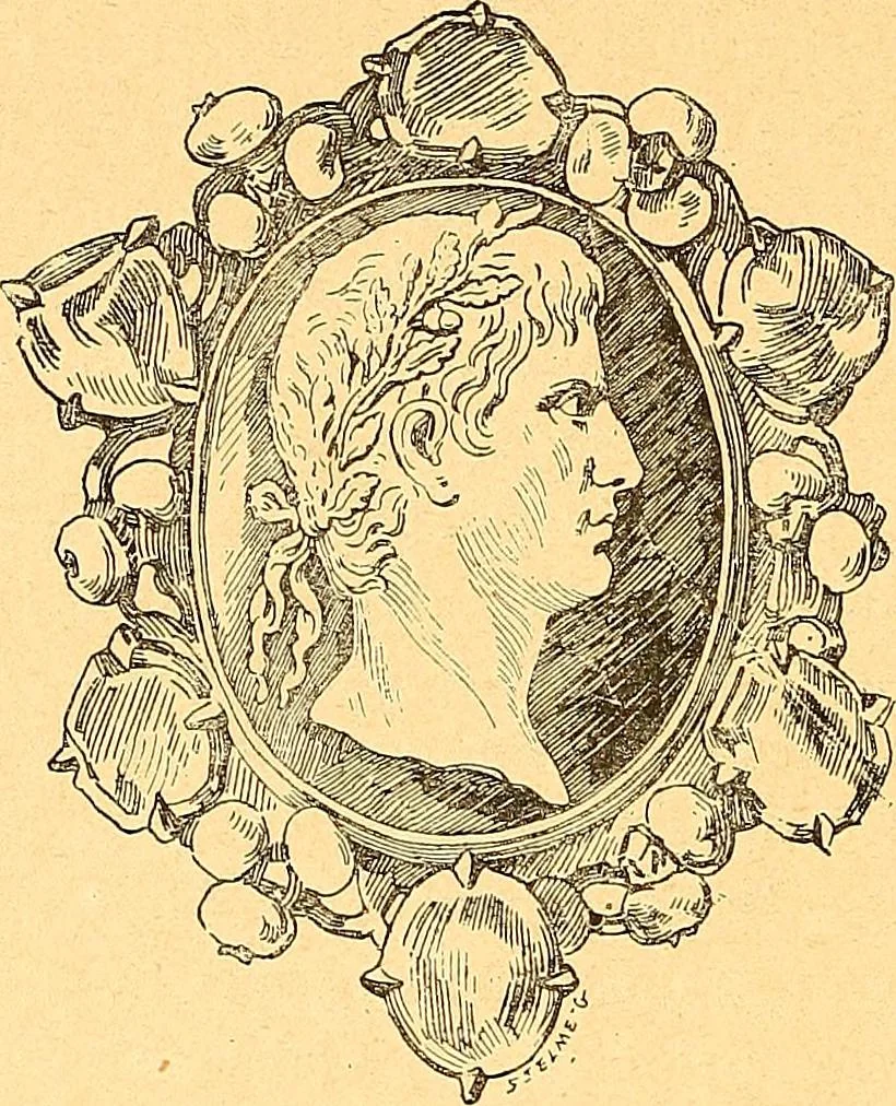 An illustration from La gravure en pierres fines : camées et intailles, 1894, leaf 215
