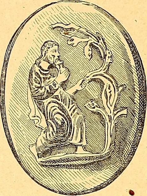 An illustration from La gravure en pierres fines : camées et intailles, 1894, leaf 239