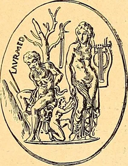 An illustration from La gravure en pierres fines : camées et intailles, 1894, leaf 246