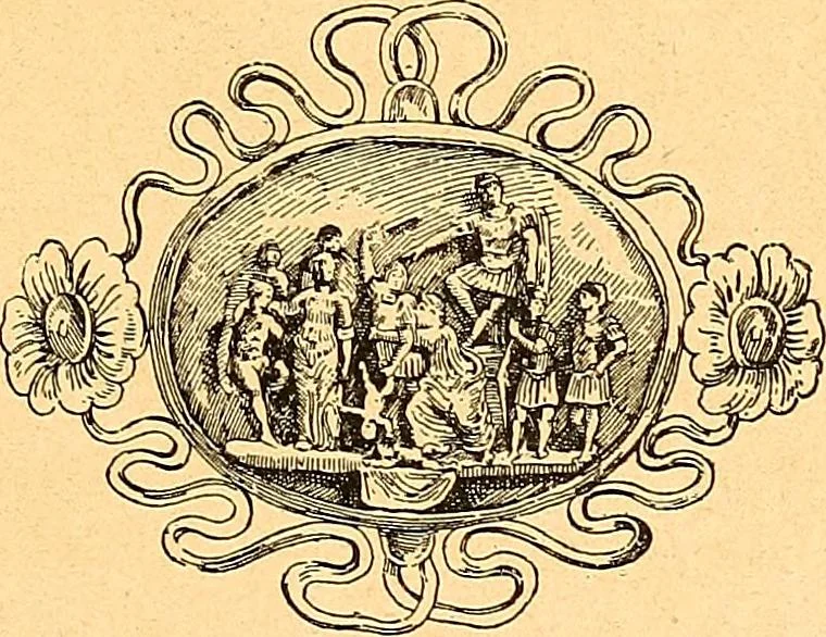 An illustration from La gravure en pierres fines : camées et intailles, 1894, leaf 248