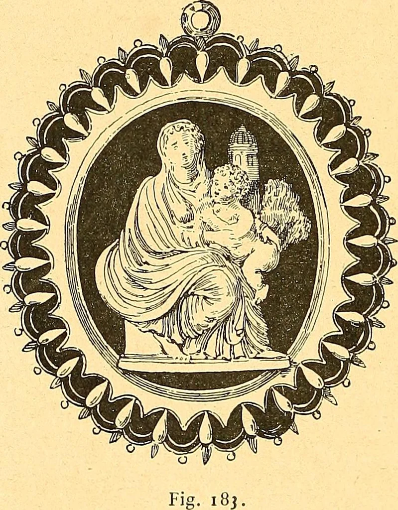 An illustration from La gravure en pierres fines : camées et intailles, 1894, leaf 261