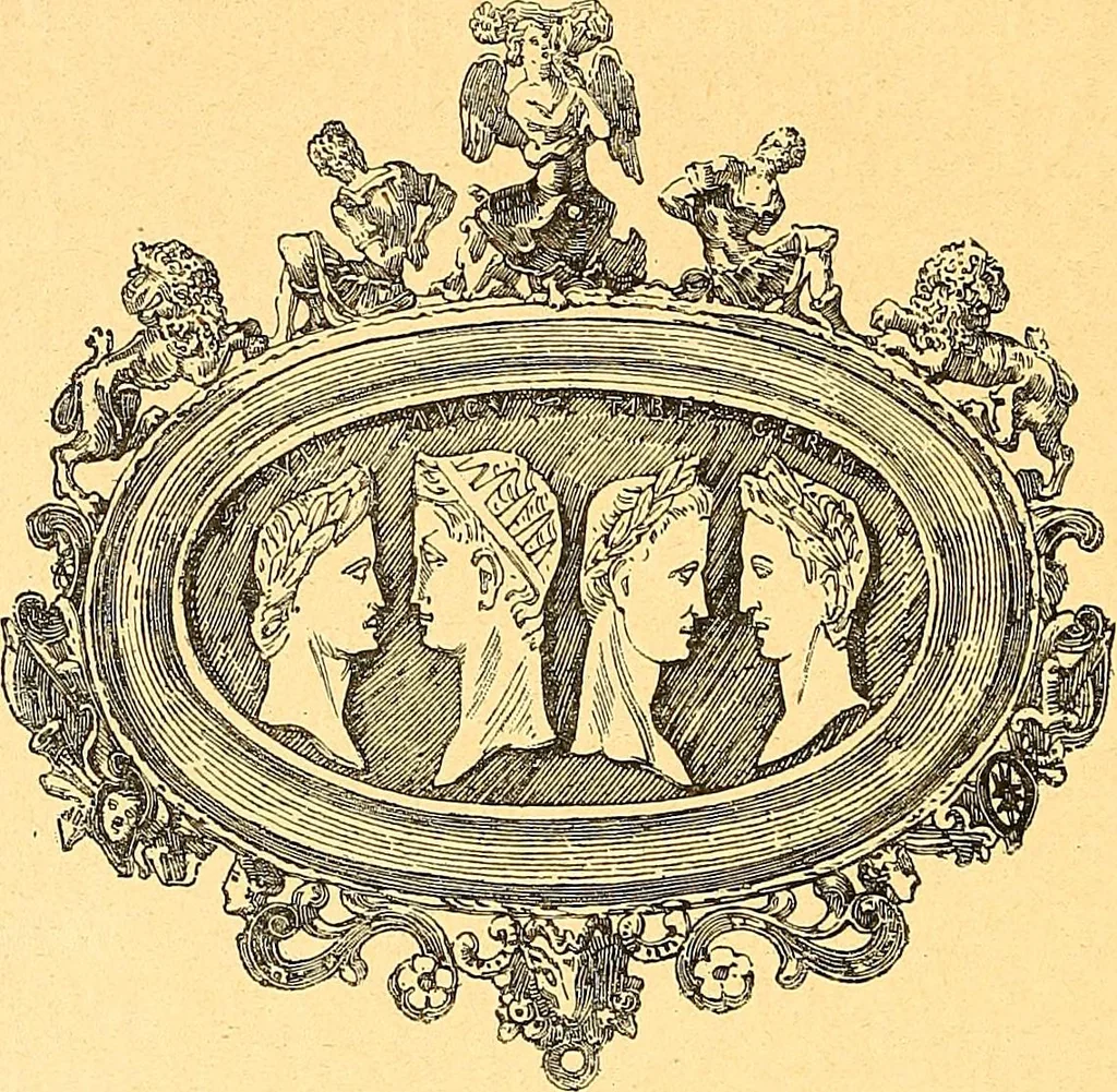 An illustration from La gravure en pierres fines : camées et intailles, 1894, leaf 263