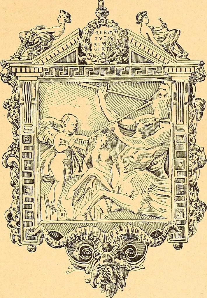 An illustration from La gravure en pierres fines : camées et intailles, 1894, leaf 266