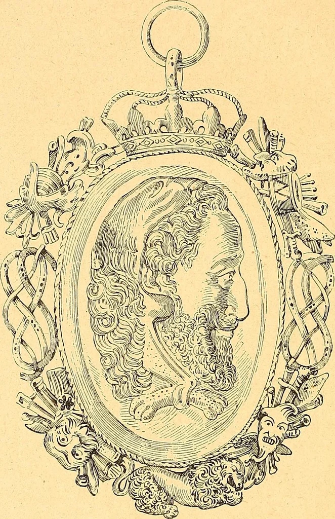 An illustration from La gravure en pierres fines : camées et intailles, 1894, leaf 281