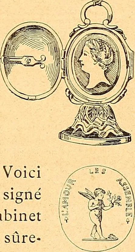 An illustration from La gravure en pierres fines : camées et intailles, 1894, leaf 304