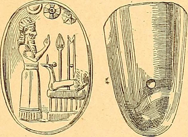 An illustration from La gravure en pierres fines : camées et intailles, 1894, leaf 52