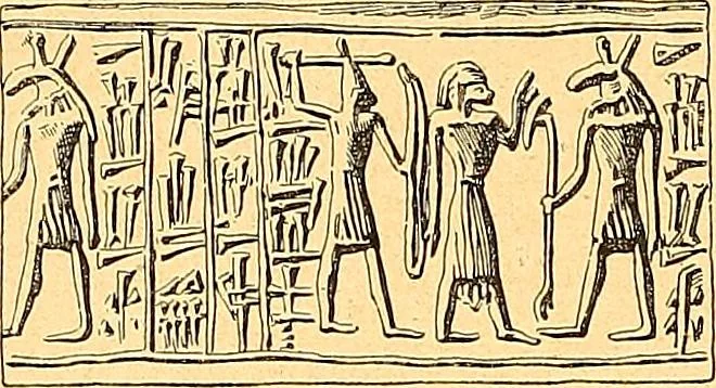 An illustration from La gravure en pierres fines : camées et intailles, 1894, leaf 69
