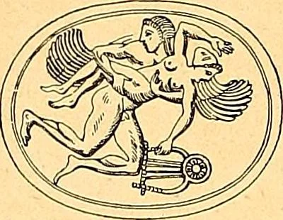 An illustration from La gravure en pierres fines : camées et intailles, 1894, leaf 99