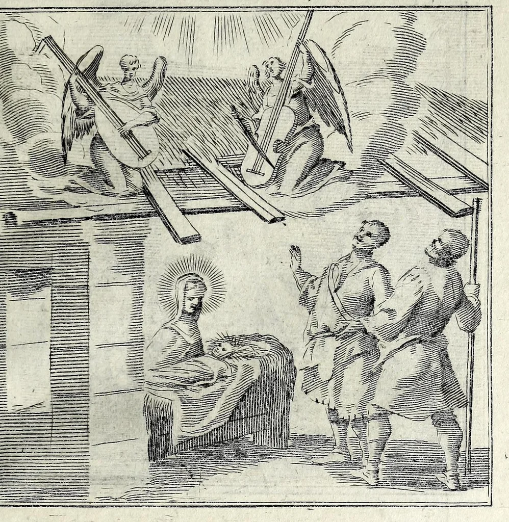 An illustration from L'agreable entretien des ames : sur 168 tableaux souscris de prieres, pour mediter les sts. misteres et pour regler nos vies et mœurs sur celles de n[ot]re sauueur Iesus Christ et de Ste. Marie sa mere, en disant le chapelet du rozaire, 1648, leaf 41