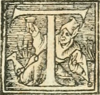 An illustration from L'agriculture et maison rustique; en laquelle est contenu tout ce qui peut estre requis, pour bastir maison champestre, nourrir & medeciner bestiail & volaille de toutes fortes, dresser iardins ... entretenir les prez, viuiers & estangs ... Plus vn bref recueil de la chasse & de la fauconnerie, 1564, leaf 110