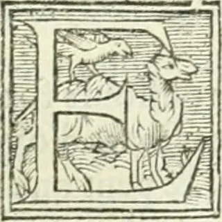 An illustration from L'agriculture et maison rustique; en laquelle est contenu tout ce qui peut estre requis, pour bastir maison champestre, nourrir & medeciner bestiail & volaille de toutes fortes, dresser iardins ... entretenir les prez, viuiers & estangs ... Plus vn bref recueil de la chasse & de la fauconnerie, 1564, leaf 282