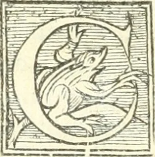 An illustration from L'agriculture et maison rustique; en laquelle est contenu tout ce qui peut estre requis, pour bastir maison champestre, nourrir & medeciner bestiail & volaille de toutes fortes, dresser iardins ... entretenir les prez, viuiers & estangs ... Plus vn bref recueil de la chasse & de la fauconnerie, 1564, leaf 57