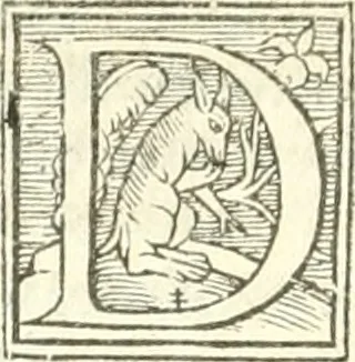 An illustration from L'agriculture et maison rustique; en laquelle est contenu tout ce qui peut estre requis, pour bastir maison champestre, nourrir & medeciner bestiail & volaille de toutes fortes, dresser iardins ... entretenir les prez, viuiers & estangs ... Plus vn bref recueil de la chasse & de la fauconnerie, 1564, leaf 73