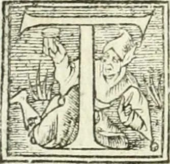 An illustration from L'agriculture et maison rustique; en laquelle est contenu tout ce qui peut estre requis, pour bastir maison champestre, nourrir & medeciner bestiail & volaille de toutes fortes, dresser iardins ... entretenir les prez, viuiers & estangs ... Plus vn bref recueil de la chasse & de la fauconnerie, 1564, leaf 96