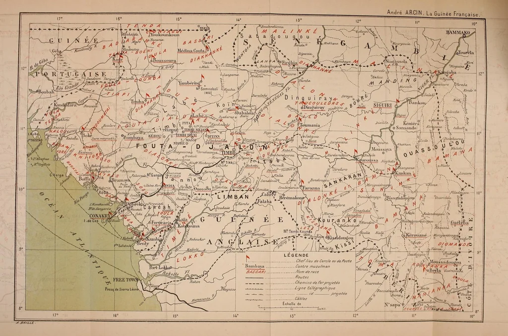 An illustration from La Guinée française: races, religions, coutumes, production, commerce, 1907, leaf 651