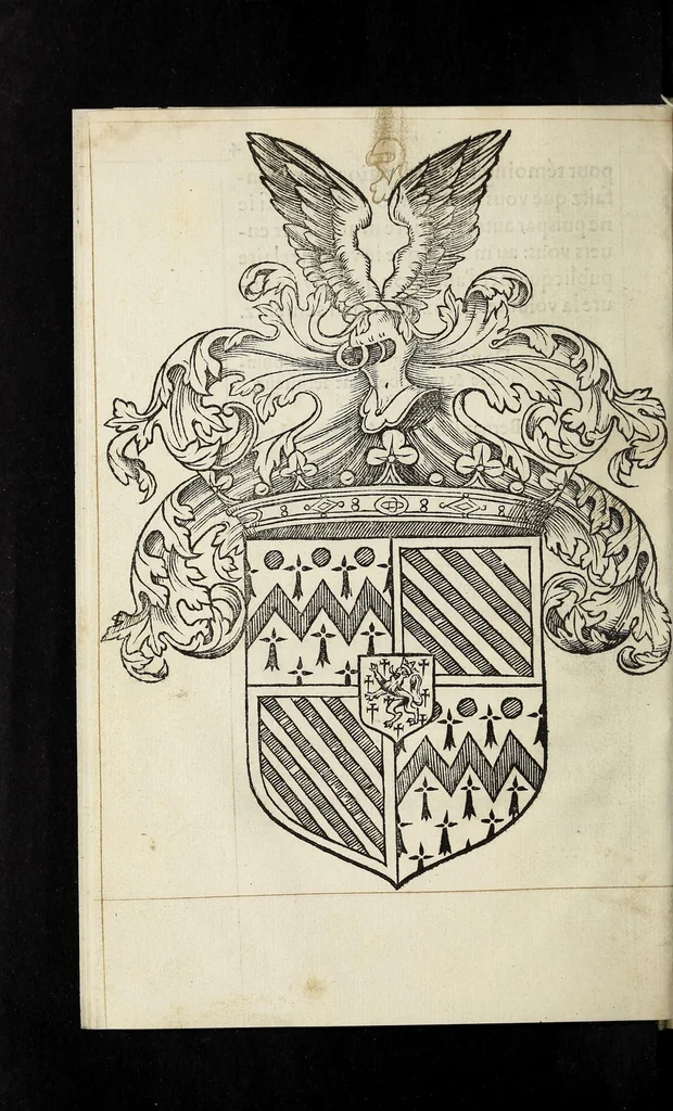 An illustration from La Harangue de par la noblesse de toute la France an Roy ... Charles neufiesme ... le premier jour de janvier 1560,, 1561, leaf 12