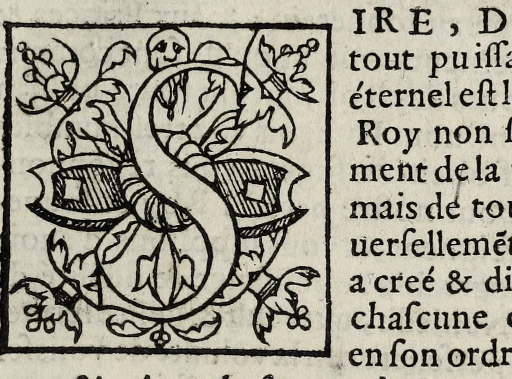 An illustration from La harangue de par la noblesse de toute la France, au roy tres-chrestien Charles neusiesme, tenant ses grans estatz en sa ville d'Orleans, le premier iour de ianuier, mil cinq cens soixante ..., 1561, leaf 7