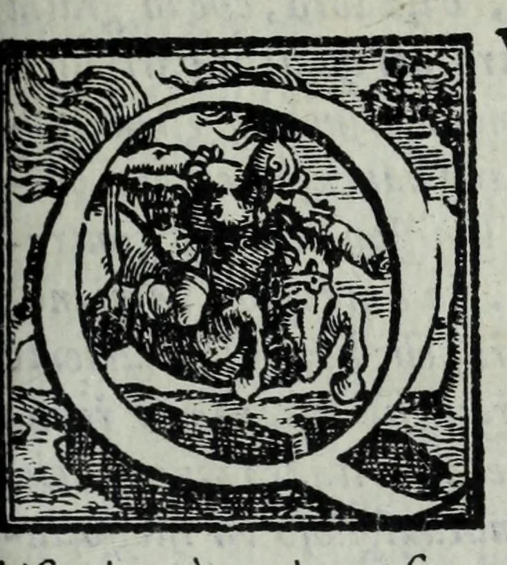 An illustration from La historia della città di Parma, et la descrittione del fivme Parma, 1591, leaf 681