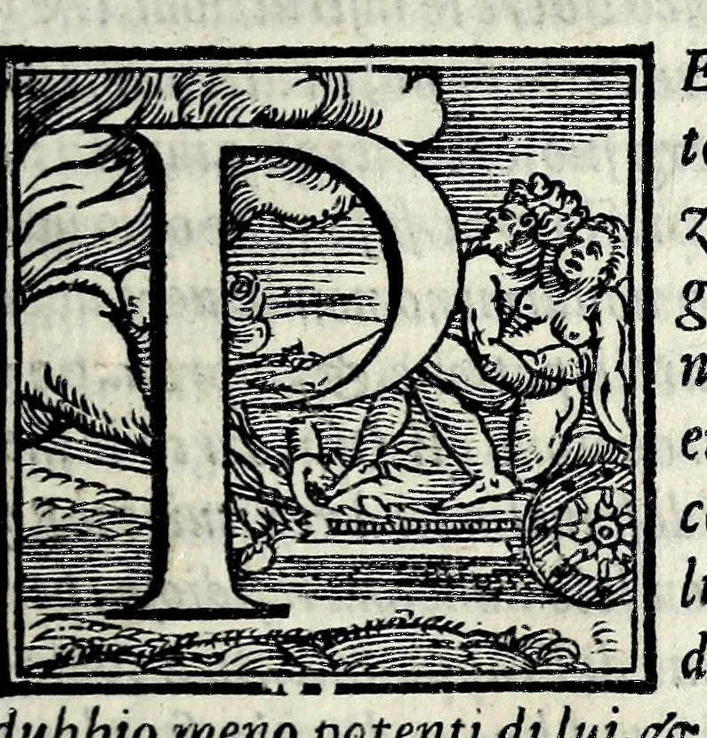 An illustration from La historia d'Italia, 1563, leaf 327