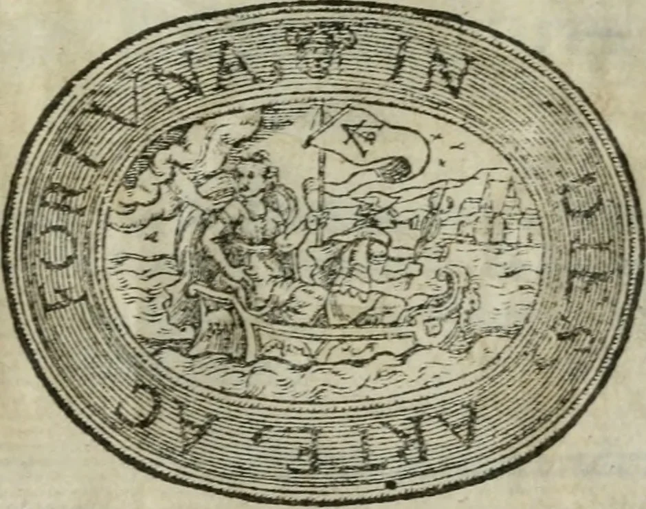 An illustration from La historia general delas Indias con todos los descubrimientos : y cosas notables que han acaescido enellas, dende que se ganaron hasta agora, 1554, leaf 4
