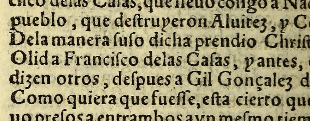 An illustration from La historia general de las Indias, y todo lo acaescido enellas dende que se ganaron hasta agora. ; y La conquista de Mexico, y dela Nueua España, 1554, leaf 480