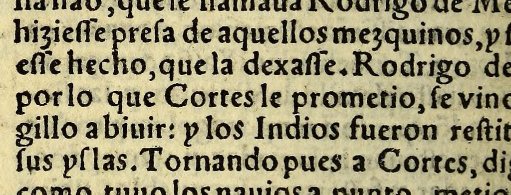 An illustration from La historia general de las Indias, y todo lo acaescido enellas dende que se ganaron hasta agora. ; y La conquista de Mexico, y dela Nueua España, 1554, leaf 538