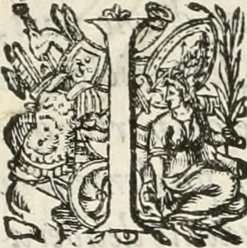 An illustration from La Ioyevse & magnifique entrée de Monseigneur Françoys, fils de France, et frere vnicqve dv Roy, par la grace de Dieu, Dvc de Brabant, d'Anjou, Alençon, Berri, &c. en sa tres-renommée ville d'Anvers, 1582, leaf 6